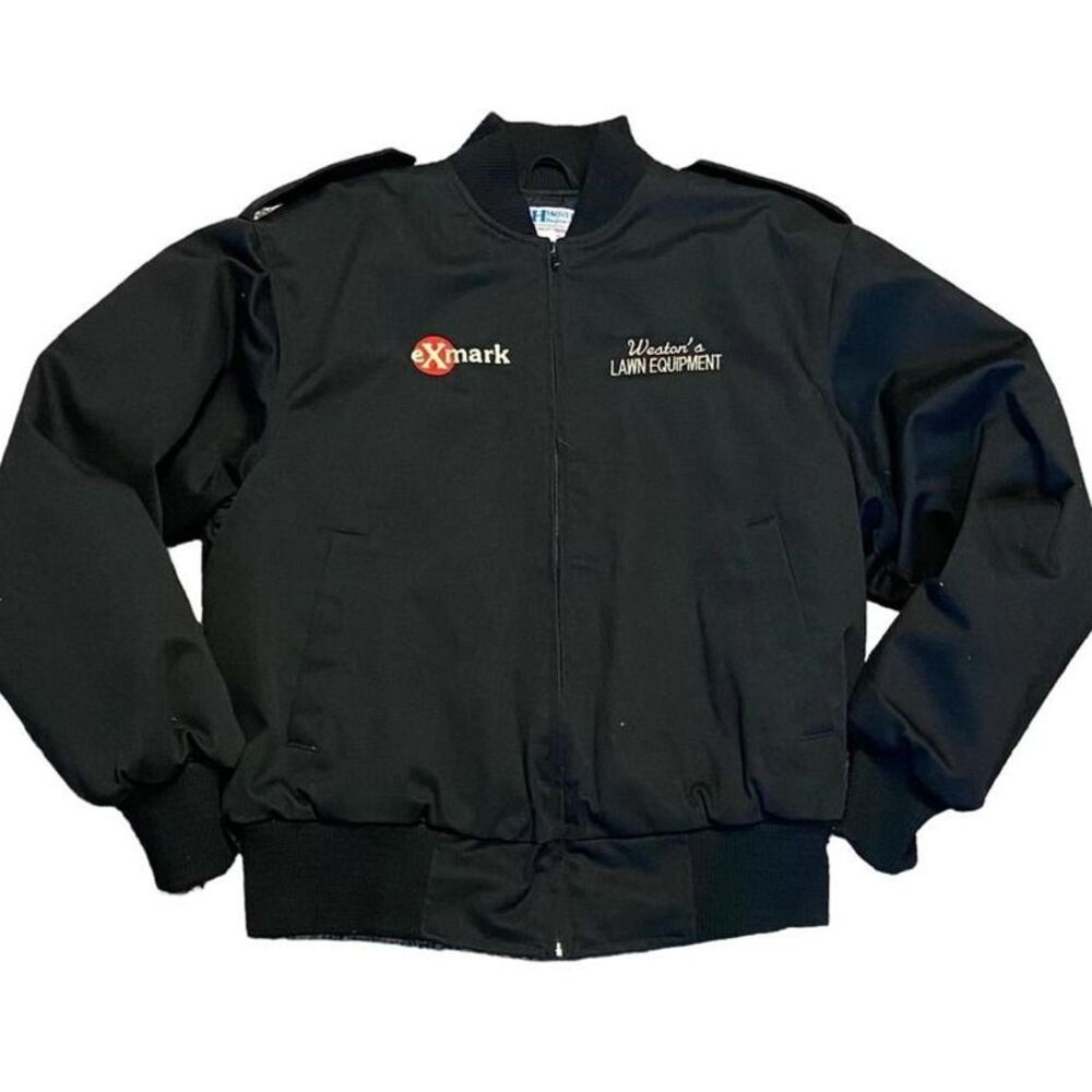 Jacket Military Divisions Mens size M Hanover Vintage Black Retro